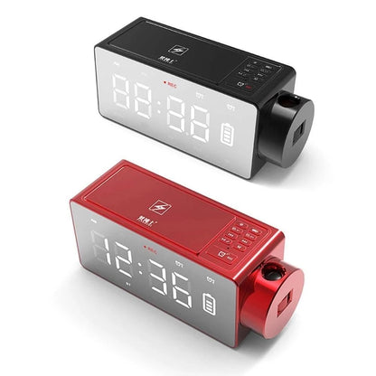 S91S fashion wireless Bluetooth speaker clock with digital display and compact modern design