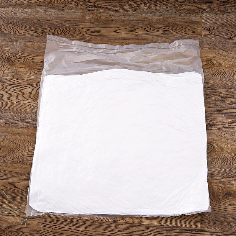Large throw pillow sofa cushion core in white fabric, rectangular pillow insert by My Store