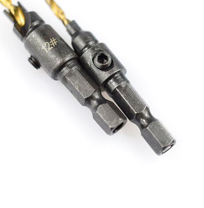 5-piece titanium countersink drill bit set for woodworking by My Store