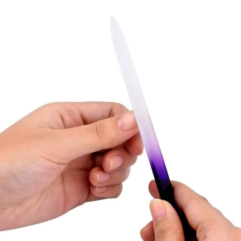 My Store nail file, close-up view of the textured filing surface