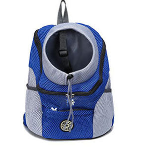 Pet backpack dog backpack by My Store with padded straps and breathable mesh panels