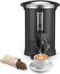 GarveeHome 120 Cups Coffee Urn18L/4.8 Gallon Double Wall Commerical Coffee Maker for Buffet Catering Wedding GatheringLarge Capacity Hot Coffee DispenserStainless Steel Hot Water Urn