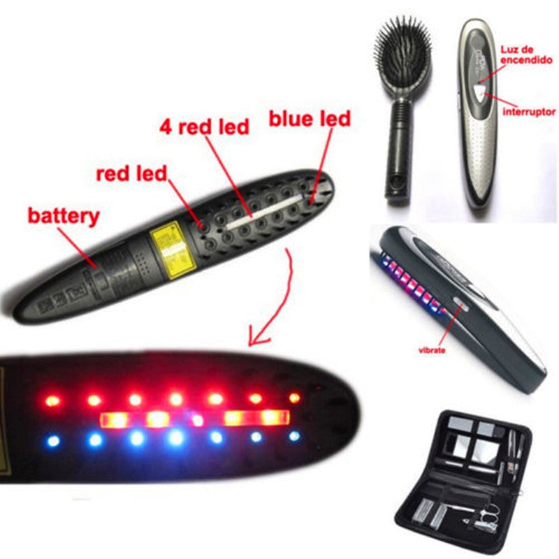Laser hair loss therapy device for scalp treatment, front view