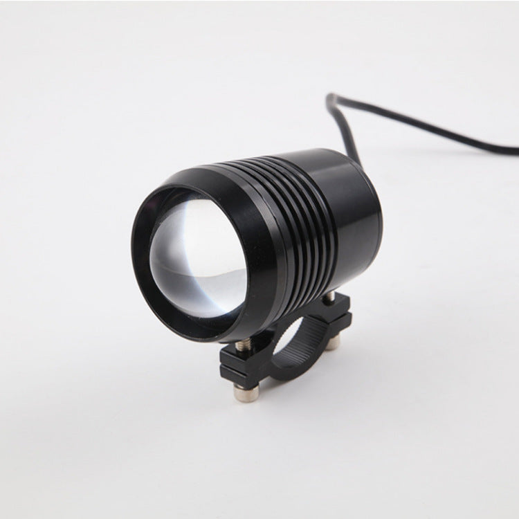 Super bright electric car headlights, front view