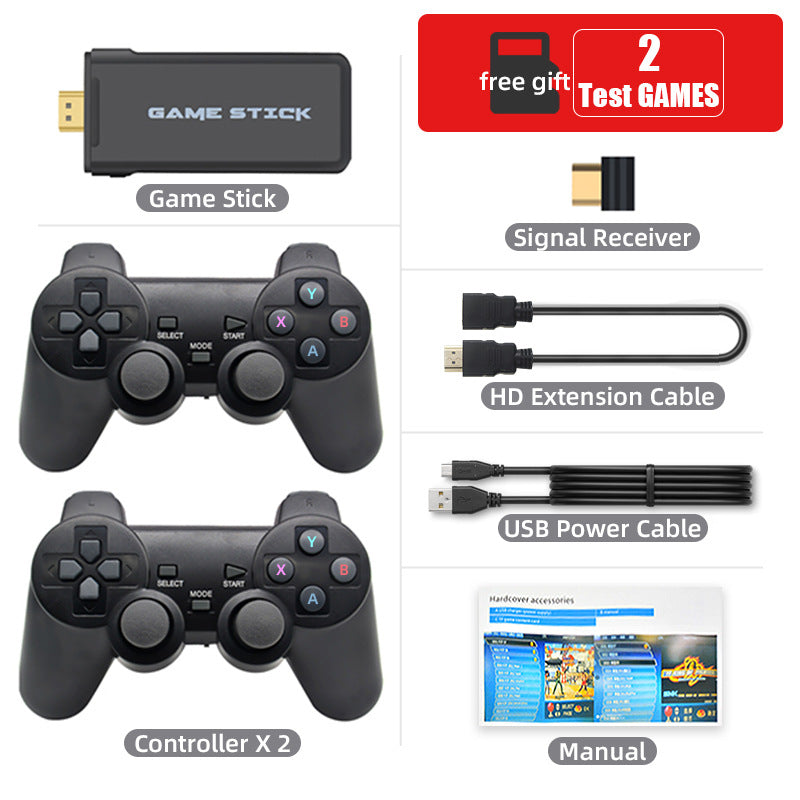 Explosive 2.4G Doubles Y2HDMAX game console by My Store with dual controllers and gaming accessories