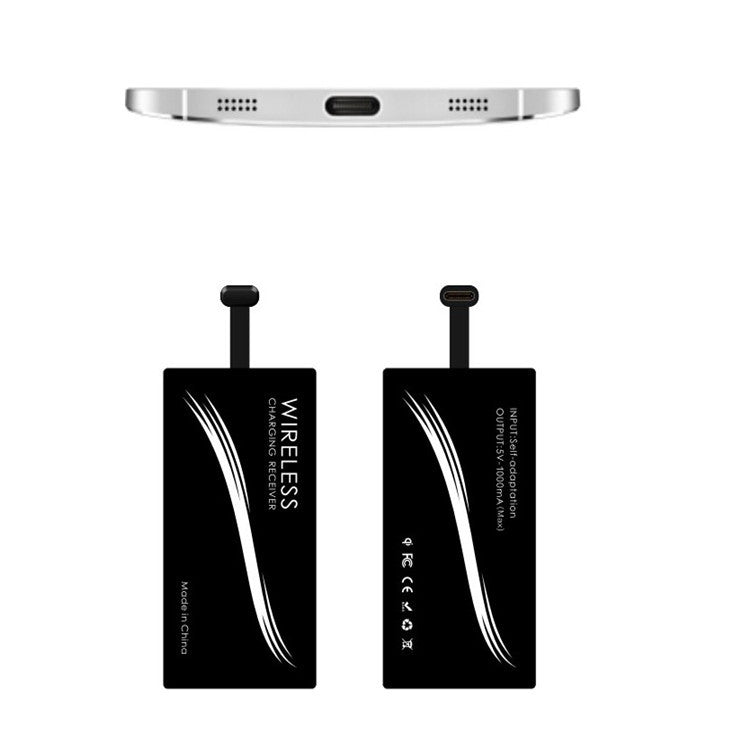 Wireless charger receiver shown in a slim, compact design by My Store