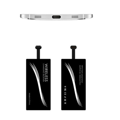 Wireless charger receiver shown in a slim, compact design by My Store