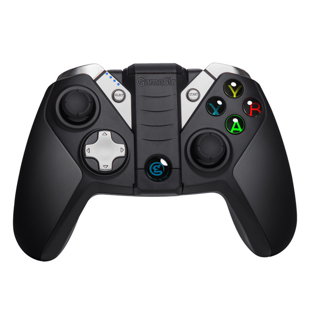 G4 Bluetooth mobile game controller for smartphones, featuring ergonomic grips and responsive gaming buttons