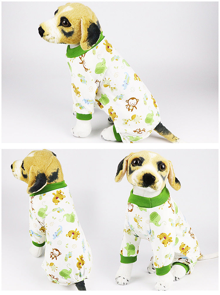 My Store dog clothes cotton four-legged knit outfit for dogs