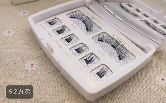 Magnetic eyelashes by My Store, lightweight reusable lash strips with a natural curved shape