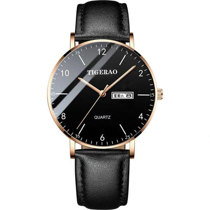 Water-resistant luminous fully automatic movement watch with a classic round dial and stainless steel bracelet