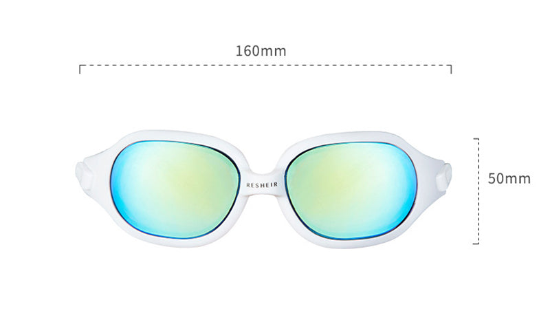 Anti-fog swimming glasses by My Store, clear lenses with adjustable strap