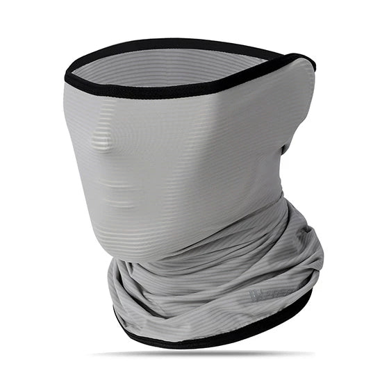 Outdoor riding mask magic headscarf in black, lightweight face covering for cycling and outdoor activities