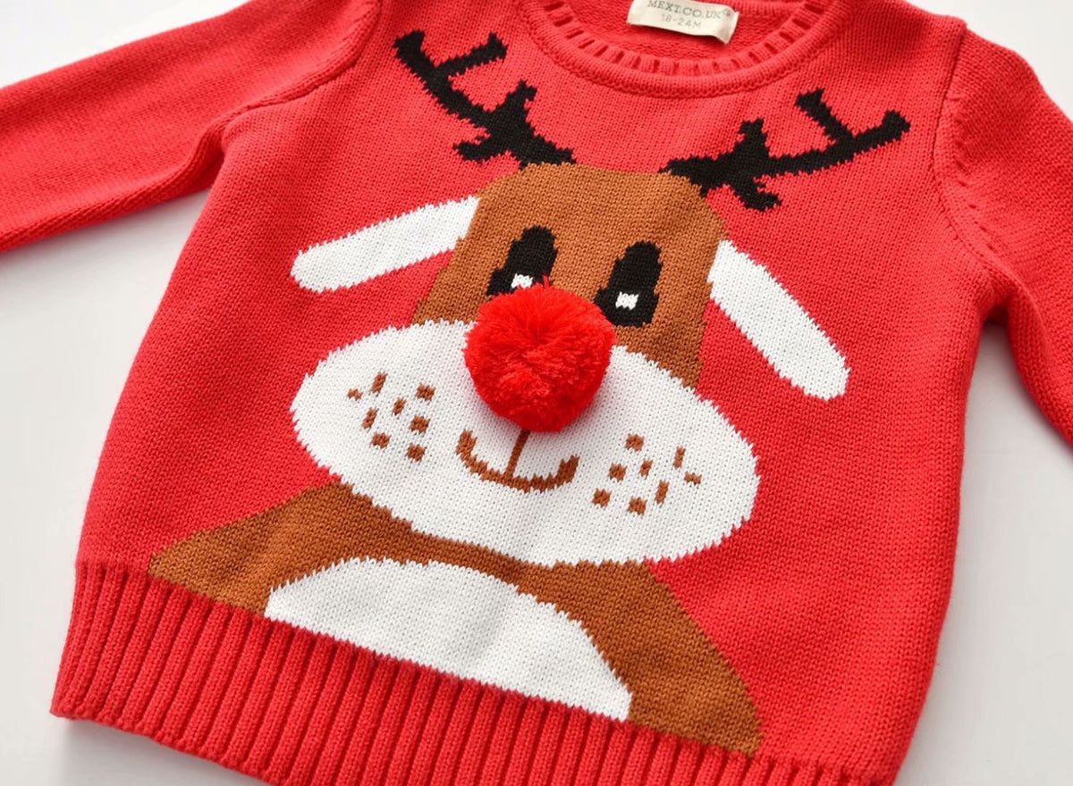 Children's Christmas sweater in festive holiday design by My Store