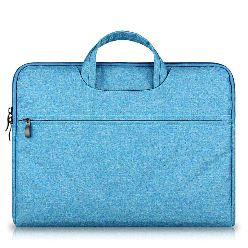 Black laptop bag compatible with Apple laptops