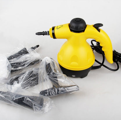 Steam cleaner by My Store, compact handheld design with nozzle attachment