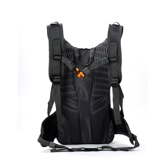 Sports outdoor bicycle riding water bag backpack for mountain hiking and travel, shoulder bag with compact design