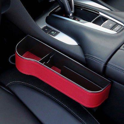 PU leather storage box in Type 0 design, showing a compact rectangular organizer with smooth finish