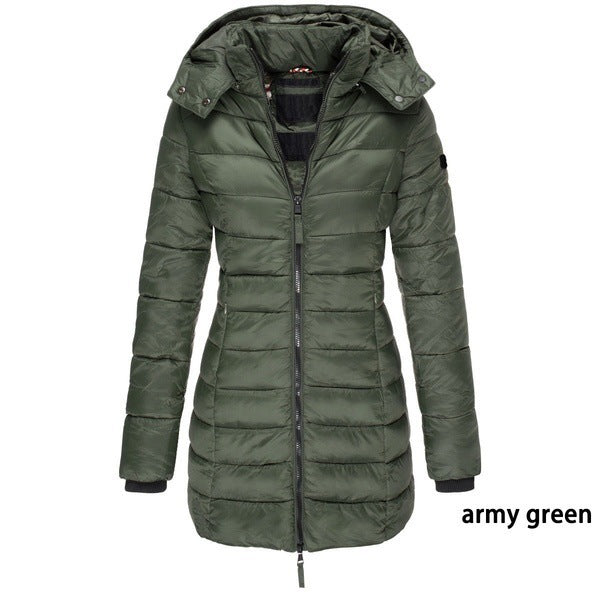 Lady warm coat by My Store in a close-up product view