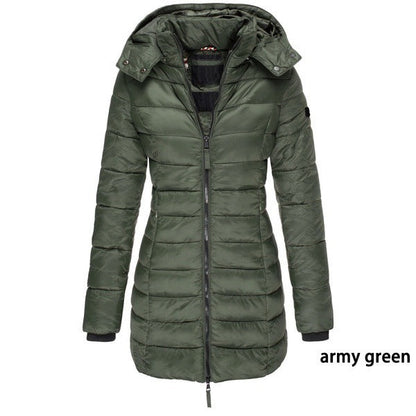 Lady warm coat by My Store in a close-up product view