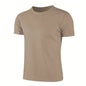 Lake blue men's and women's quick dry short sleeve sport T-shirt for gym, running, and fitness, breathable and comfortable athletic wear.