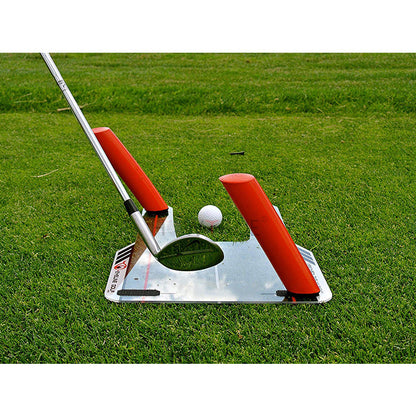 Putting practice mirror and putting practice device for golf training with accessories and supplies