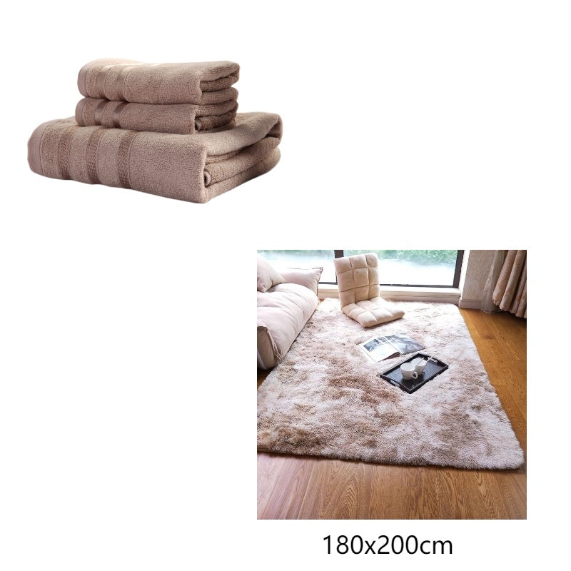 Bamboo antibacterial hypoallergenic towel set by My Store