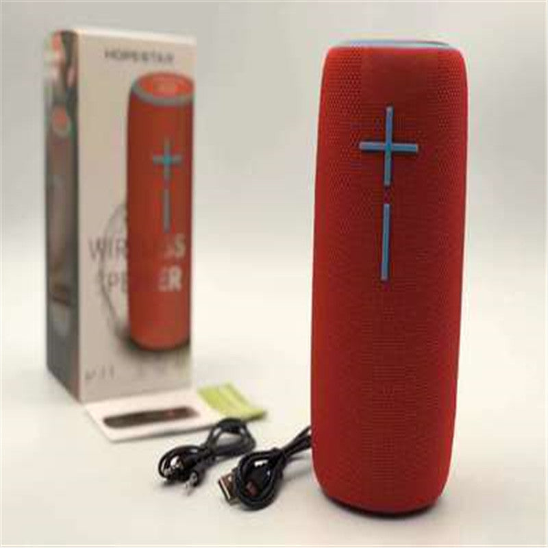 P21 wireless Bluetooth speaker by My Store, compact black portable speaker with visible controls