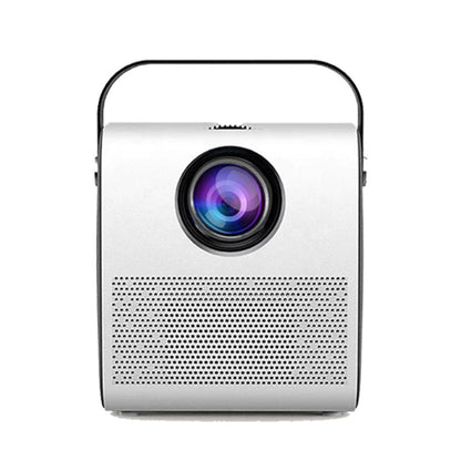 1080P HD portable projector by My Store displayed in compact black design