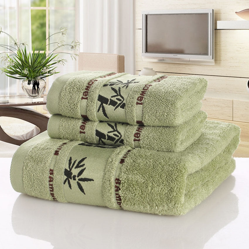 Bamboo charcoal fiber bath towel with soft textured weave in neutral color