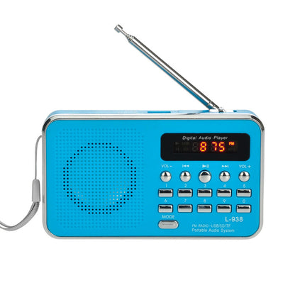 Portable multi-function card radio MP3 music player with small speaker, My Store gadget