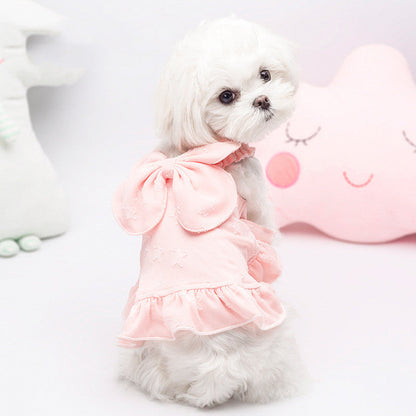 Small dog suspender skirt with sweet style design by My Store