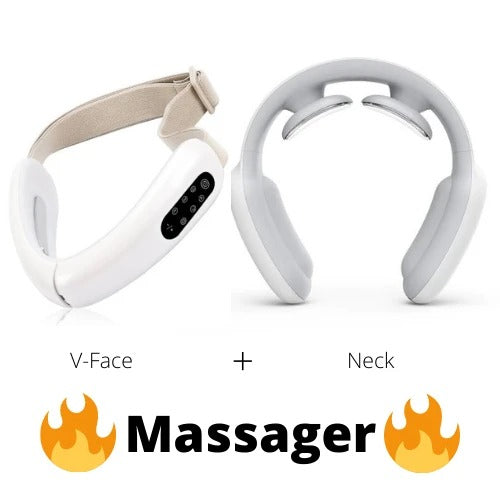 Face-lifting instrument and neck massager by My Store in compact handheld design