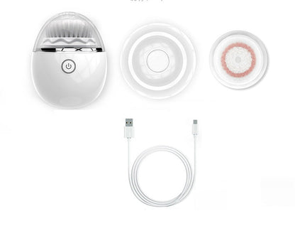 Ultrasonic electric face washer by My Store, compact handheld facial cleansing device