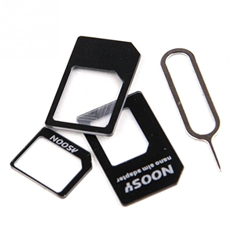 Three-piece SIM card by My Store in standard, micro, and nano sizes