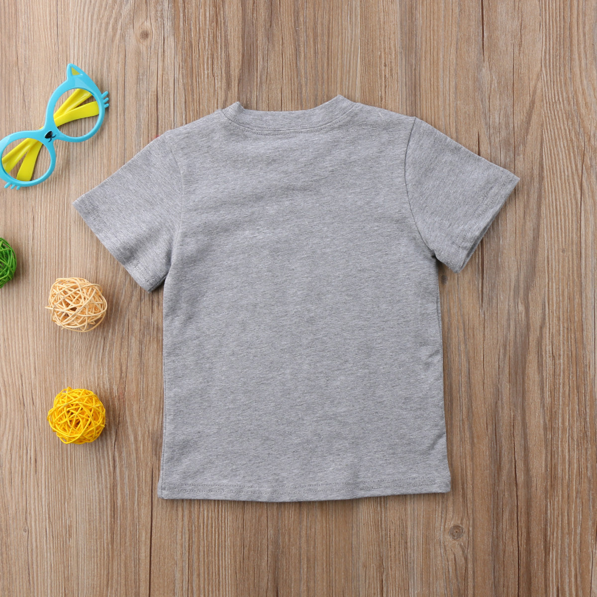 Printed T-shirt by My Store featuring a colorful graphic design on the front