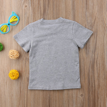 Printed T-shirt by My Store featuring a colorful graphic design on the front