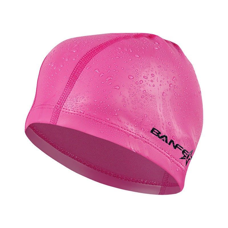 Waterproof swimming cap by My Store, shown in a simple close-up view