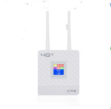 4G wireless router by My Store, compact white design with visible antenna and Ethernet ports
