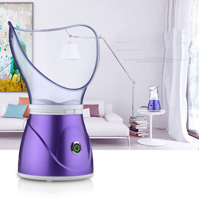 Anion facial steamer by My Store, compact skincare device with visible mist outlet and controls