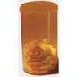 Precise Pak 40 Dram Amber Plastic Prescription Vials with Screw-Loc Caps - 95 Count Case