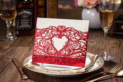 Personalized custom invitation card featuring an elegant design and customizable text