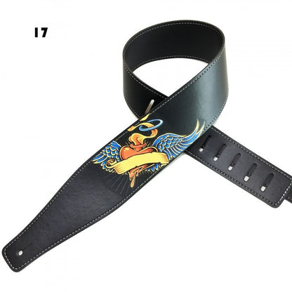 Color printing folk guitar shoulder strap for musical instrument accessories by My Store
