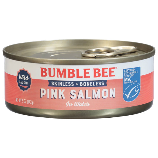 Bumble Bee Skinless & Boneless Pink Salmon In Water 5 Oz Can