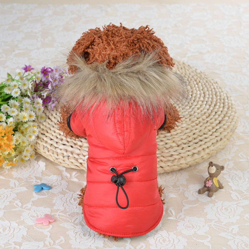 Light and warm cotton pet clothing by My Store, soft cozy outfit for small animals