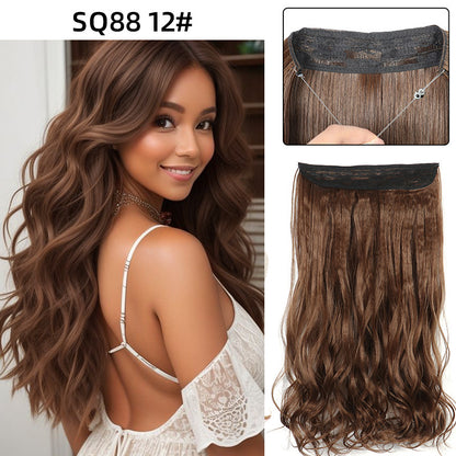 Adjustable Synthetic Hair Curtain Wig for Women