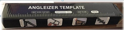Four-sided ruler with clear measurement markings and four usable edges