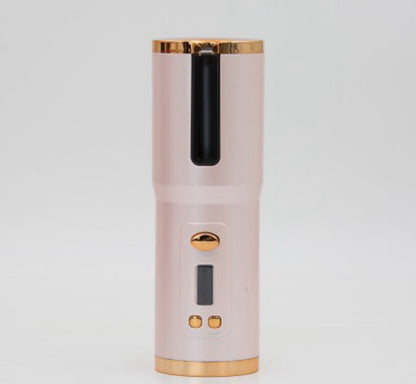 USB wireless multifunctional curling iron curler in a compact design for styling hair anywhere