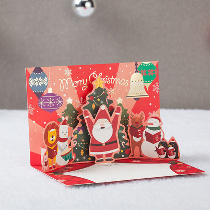 Three-dimensional greeting card with pop-up design from My Store