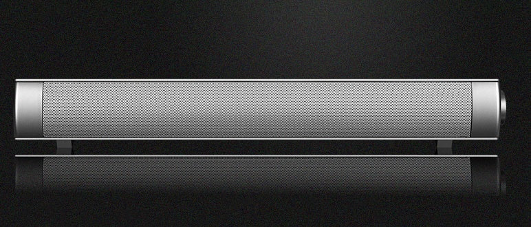 Echo wall sound bar by My Store mounted on a wall for home audio entertainment